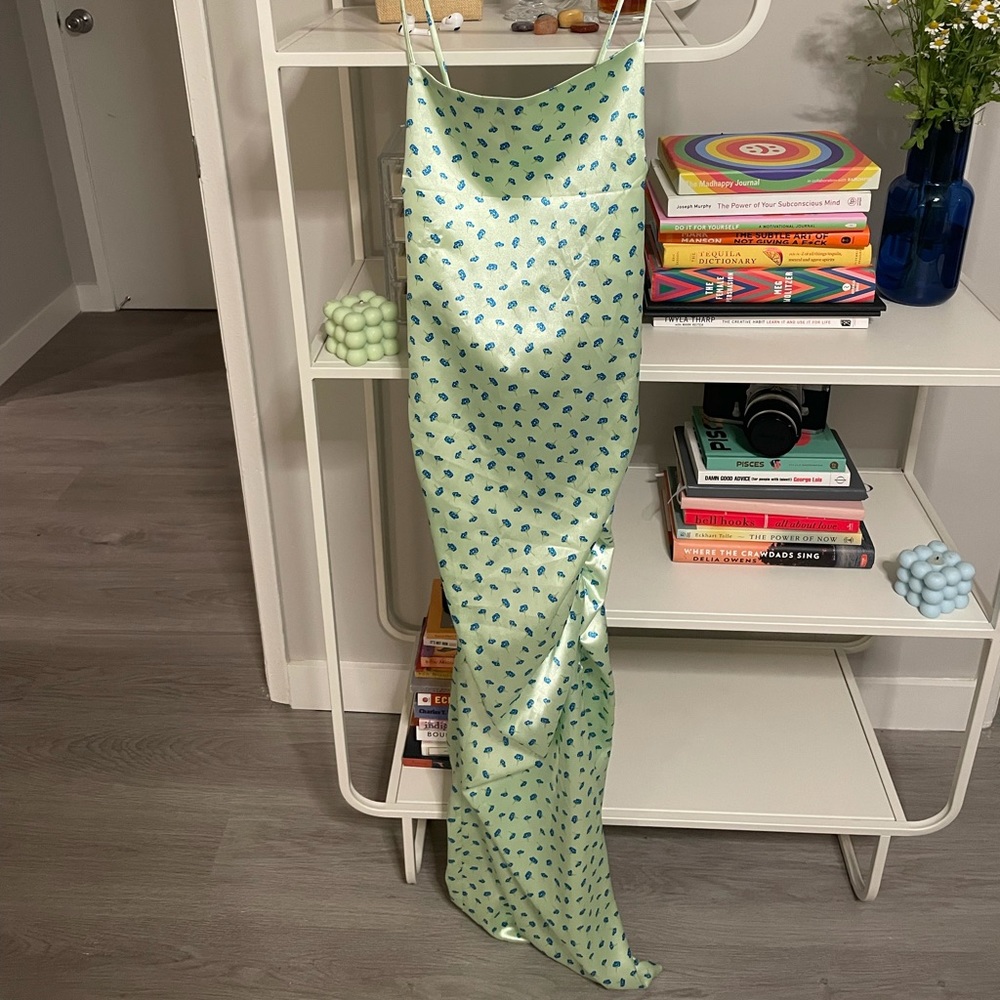 Zara green dress